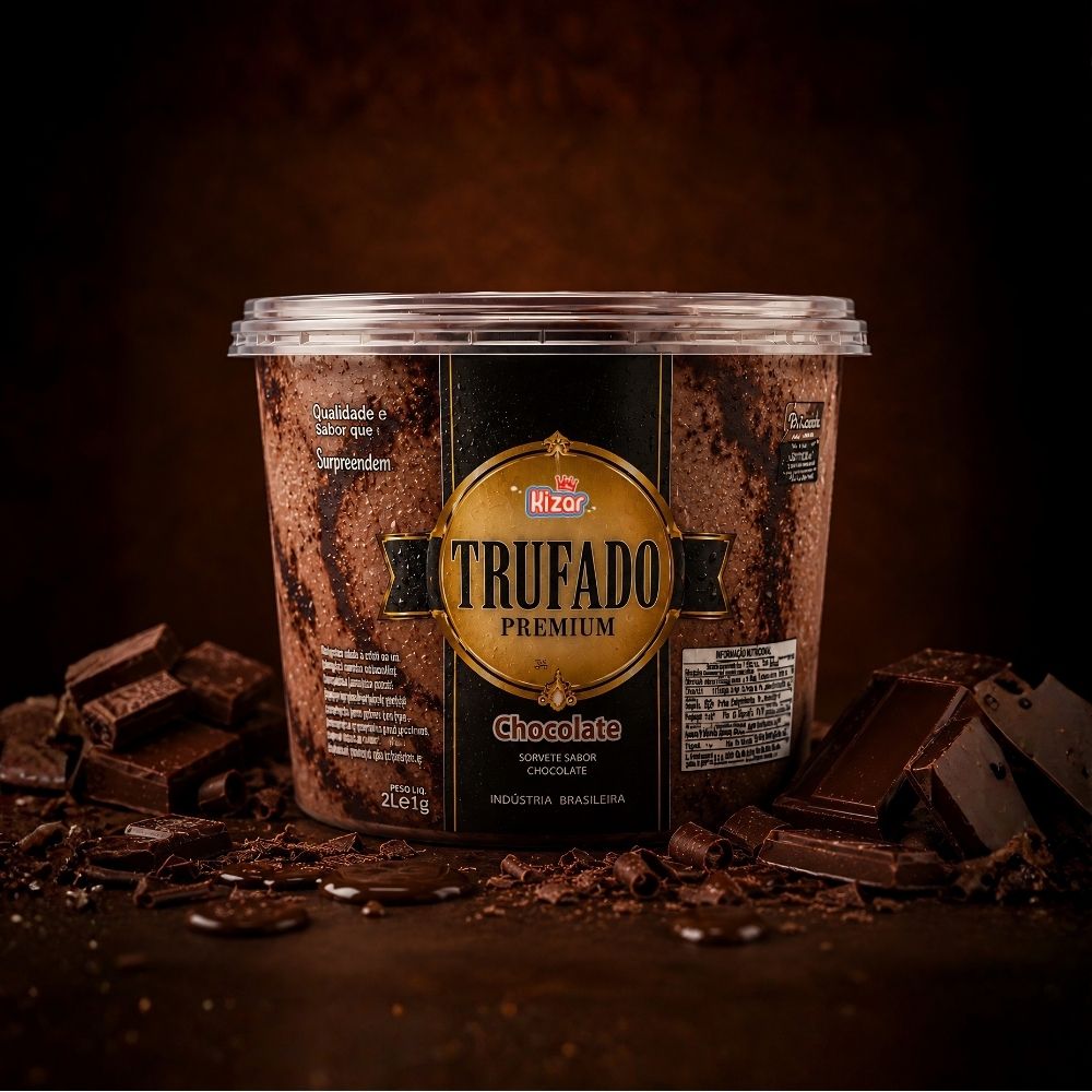Sorvete Chocolate Trufado